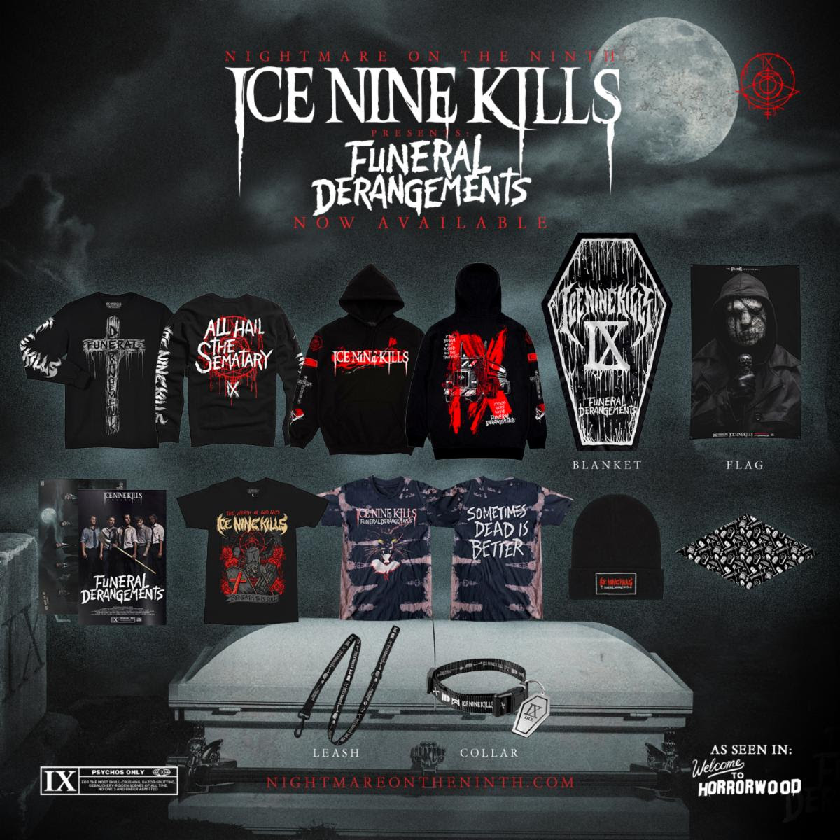 Shop the Best Ice Nine Kills Merchandise Collection Online